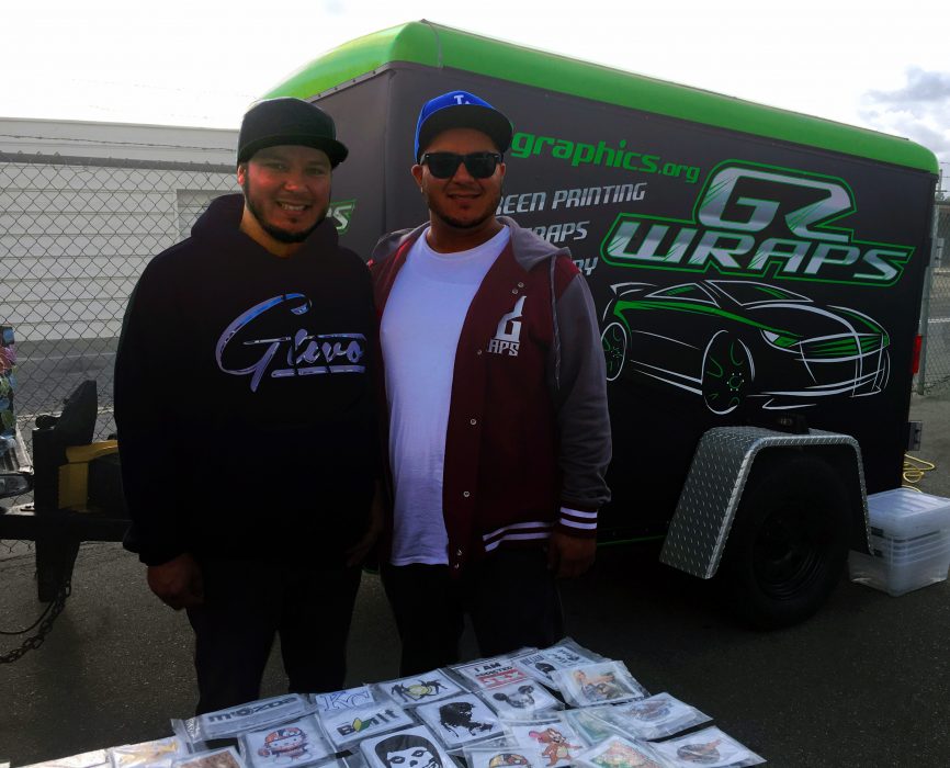 Adrian & Favian Flores, the brothers behind G2 Graphics.