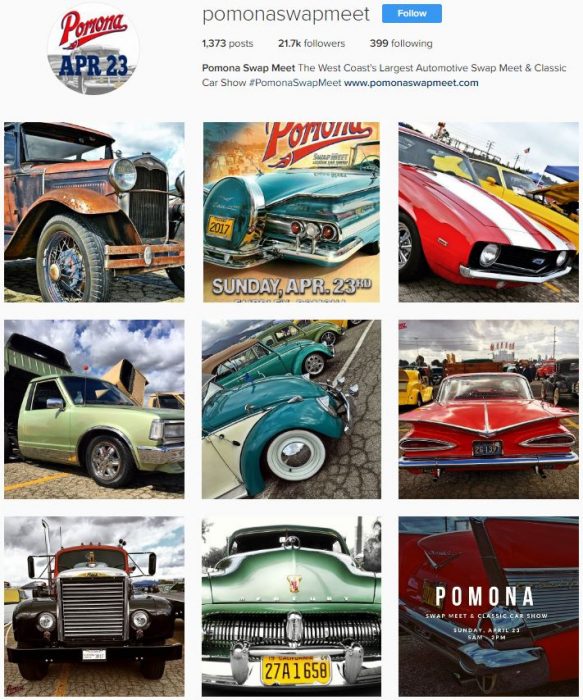 Pomona Swap Meet's Instagram