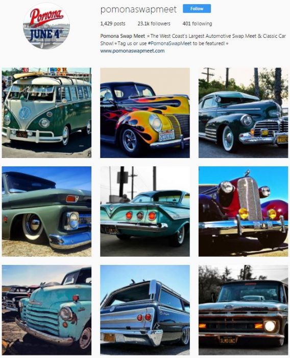 Pomona Swap Meet Instagram