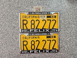 1959 California Commercial License Plates, DMV 