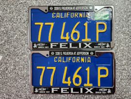1971 California Commercial License Plates, DMV
