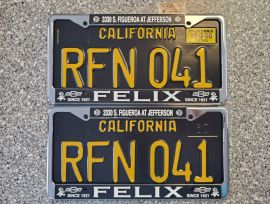 1966 California License Plates, Pro-Restored