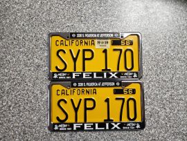 1959 California License Plate, DMV Clear Guarantee