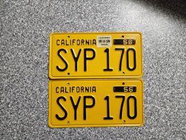 1959 California License Plate, DMV Clear Guarantee