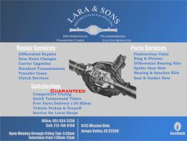 Differential & Standard Transmission Repairs