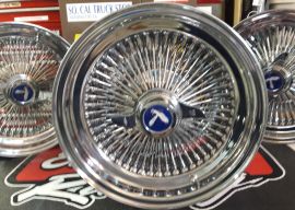 wire wheels w/ tires