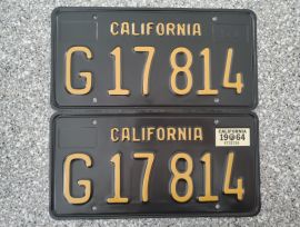 1964 California Commercial License Plates, Restore