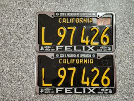 1965 California Commercial License Plates, DMV 