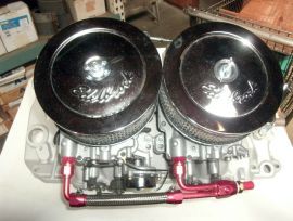 Edelbrock + Holley 650cfm Dual Quad Setup BB Heads