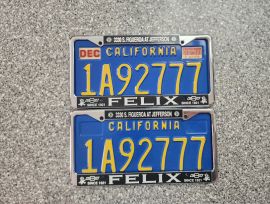 1977 California Commercial License Plates, DMV Clr