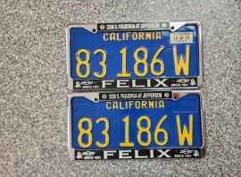 1974 California Commercial License Plates, DMV Clr