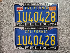 1980 California Commercial License Plates, DMV Clr