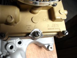 Rebuilt Tri-Power Setup Rochester 2GC for Ford 289