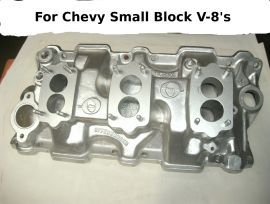 Rebuilt Tri-Power Setup Rochester 2GC for Ford 289