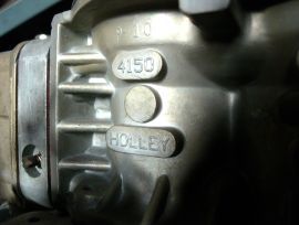 4150 Holley 950CFM + Edelbrock 454R Victor Jr Mani