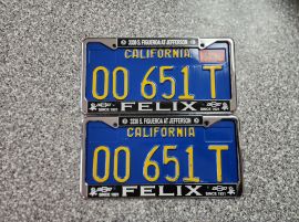 1973 California Commercial License Plates, DMV Clr