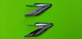 1961 Cadillac Taillight Fin Chrome Tips