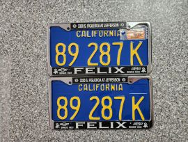 1970 California Commercial License Plates, DMV