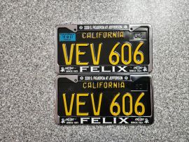1967 California License Plates, DMV Clear
