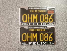 1965 California License Plates, DMV Clear