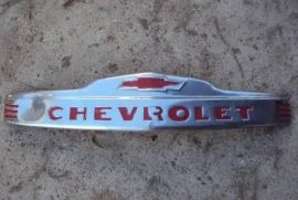 1953 Chevy Truck Front Hood Emblem Original