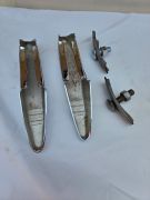 1939 and 1940 Rechromed Bumper Guard with Clips
