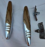 1939 and 1940 Rechromed Bumper Guard with Clips
