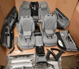 Mercedes W223 S-Class seats front seat interior MA