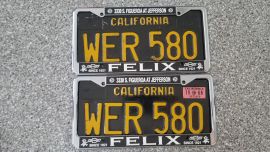 1968 California License Plates, DMV Clear