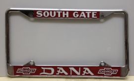 Wanted - DANA Chevrolet License Plate Frame