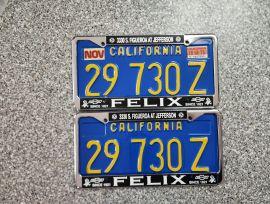 1975 California Commercial License Plates, DMV 