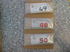 1947 California License Plates, DMV Clear 
