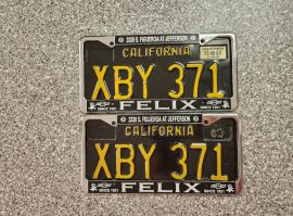 1969 California License Plates, DMV Clear