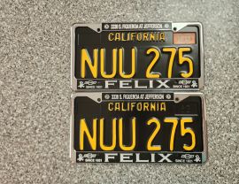 1965 California License Plates, DMV Clear