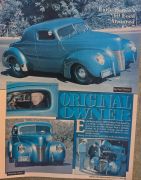 1940, Ford, Coup, custom chop top
