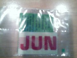 California License Plate Month Validation Sticker