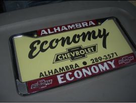 WANTED - Economy Chevrolet License Plate Frames