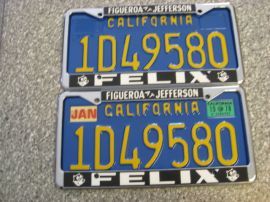 1978 California Commercial License Plates, DMV Clr