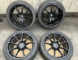 Rays Nismo Alloy Wheels Tyres For: Nissan Skyline 