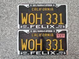 1968 California License Plates, DMV Clear