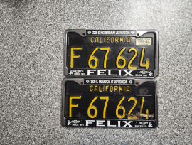 1964 California Commercial License Plates, DMV Clr