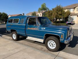 1979 Chevrolet K10 truck 4 X 4  manual 4 speed