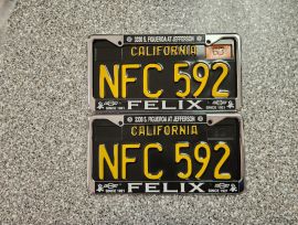 1965 California License Plates, DMV Clr