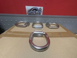 Heavy Duty Forged Steel  1/2" D-Rings with bracket