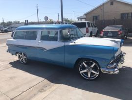 1955, Ford, custom wagon 