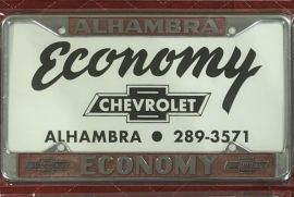 WANTED - Economy Chevrolet License Plate Frames