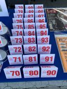 Classic Carl’s Jr table tent numbers 01 thru 99